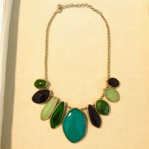 Stella & Dot Serenity Statement Necklace, Semi-Precious Stones, Like New…
